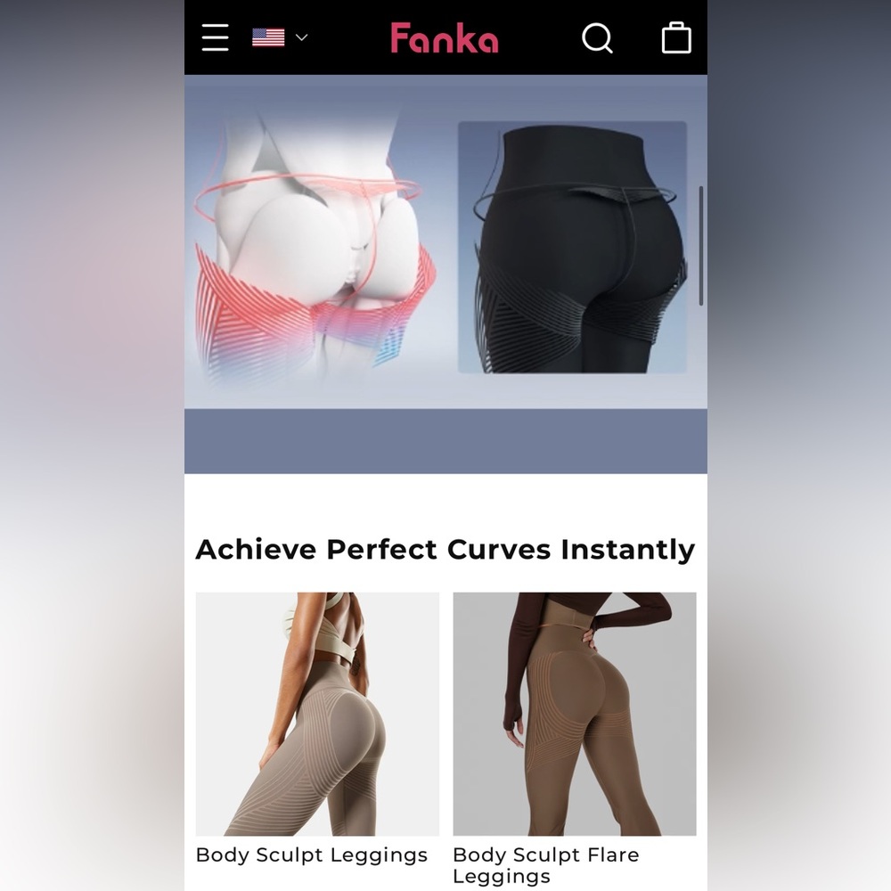 Fanka Black Bodysculpt Leggings - Picture 12 of 13